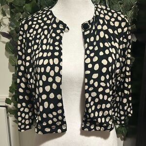 Danny & Nicole polka dot cardigan